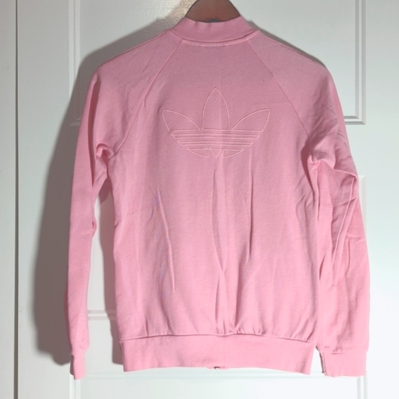 Adidas Pink Bomber Zip Up Jacket - Picture 2 of 9